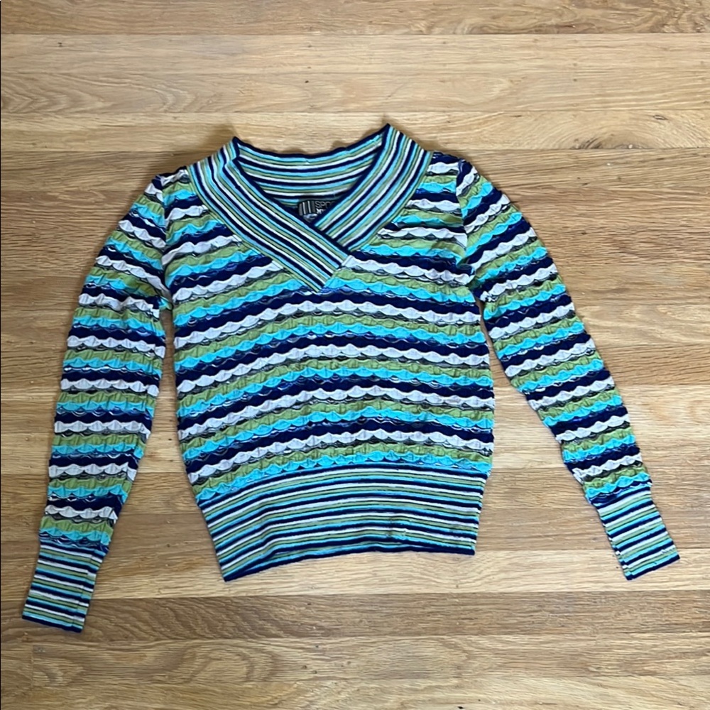 Sport Missoni wool blend textured vintage sweater, size 46